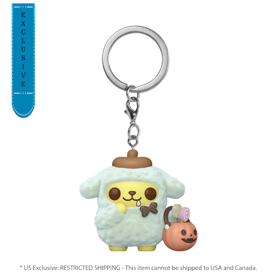 Pompompurin Halloween Plush factory Keychain BNWOT