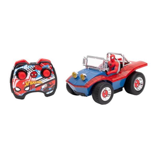 Hollywood Rides - Spider-Man Buggy 1:24 Scale Remote Control Car - Jada Toys