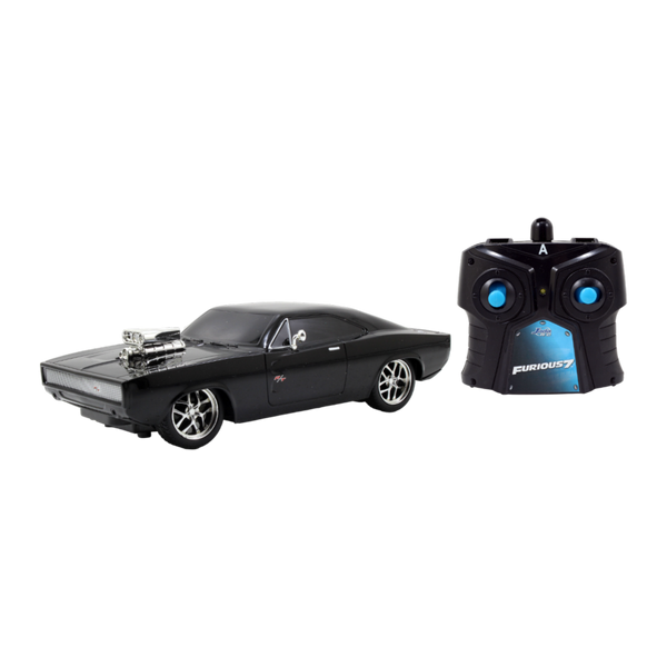 Fast & Furious - Dom&#039;s 1970 Dodge Charger 1:24 Scale Remote Control Car - Jada Toys