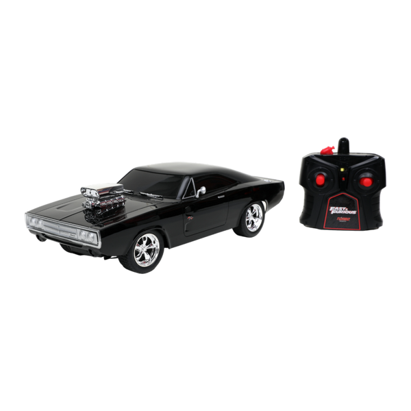 Fast & Furious - Dom&#039;s 1970 Dodge Charger R/T 1:16 Scale Remote Control Car - Jada Toys
