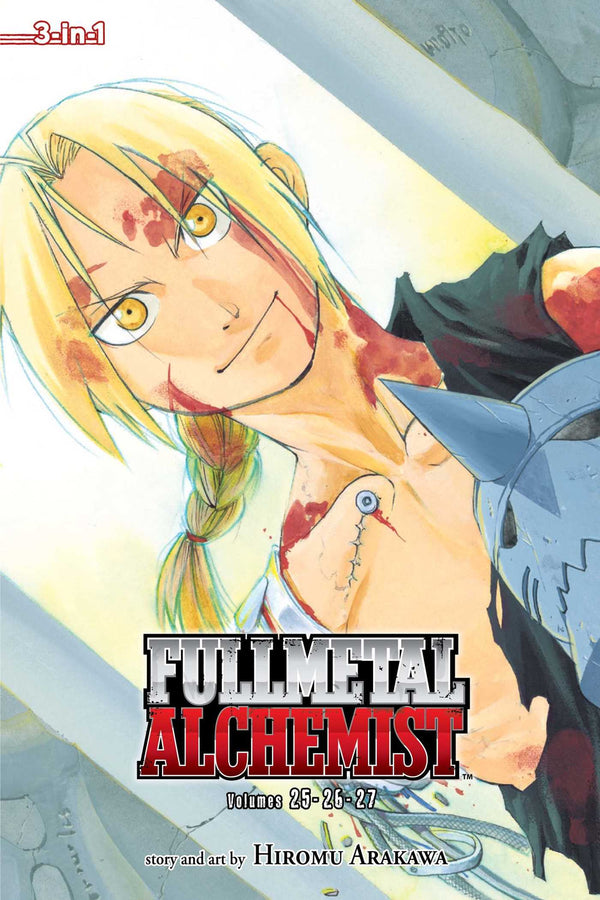 Front Cover - Fullmetal Alchemist (3-in-1 Edition), Vol. 9: Includes vols. 25, 26 & 27 - Pop Weasel