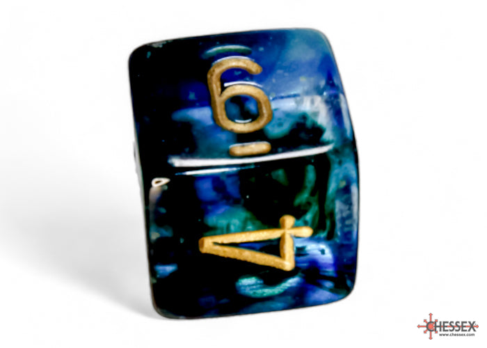 Nebula Oceanic/gold Luminary Polyhedral 7-Dice Set - Image 6 - Dice & Accessories - Image - Pop Weasel