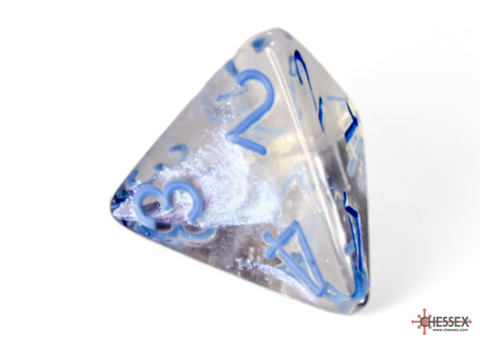 Borealis Icicle/light blue Luminary Polyhedral 7-Dice Set - Image 5 - Dice & Accessories - Image - Pop Weasel