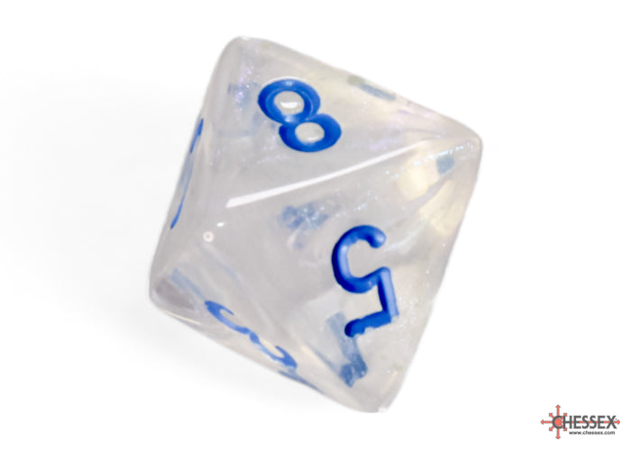 Borealis Icicle/light blue Luminary Polyhedral 7-Dice Set - Image 7 - Dice & Accessories - Image - Pop Weasel