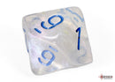 Borealis Icicle/light blue Luminary Polyhedral 7-Dice Set - Image 8