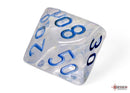 Borealis Icicle/light blue Luminary Polyhedral 7-Dice Set - Image 9