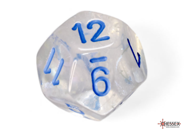 Borealis Icicle/light blue Luminary Polyhedral 7-Dice Set - Image 10 - Dice & Accessories - Image - Pop Weasel