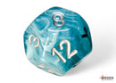Cirrus Aqua/silver Polyhedral 7-Dice Set