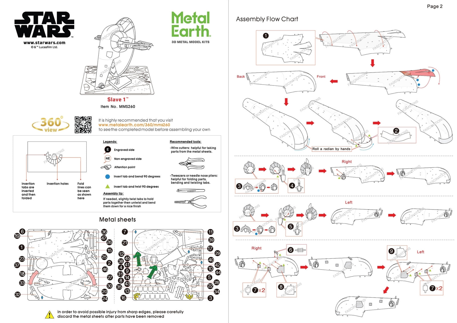 Metal Earth - Star Wars Slave 1