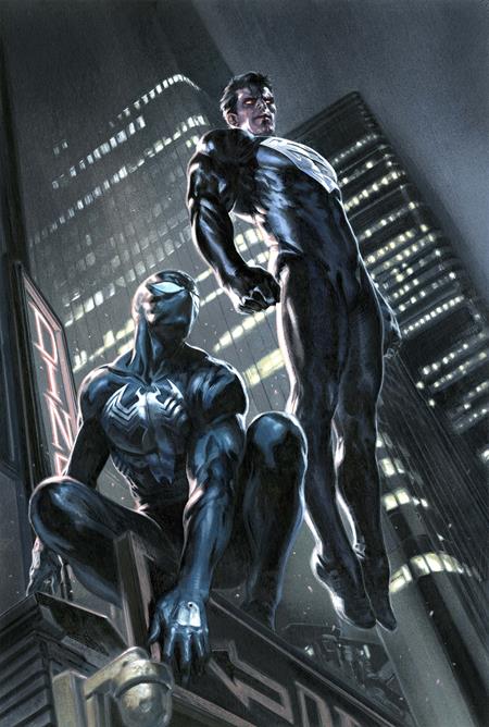 DC Marvel Superman Spider-Man #1 | One Shot G Gabriele Dell Otto Superman Black & Spider-Man Black Card Stock Var - Image