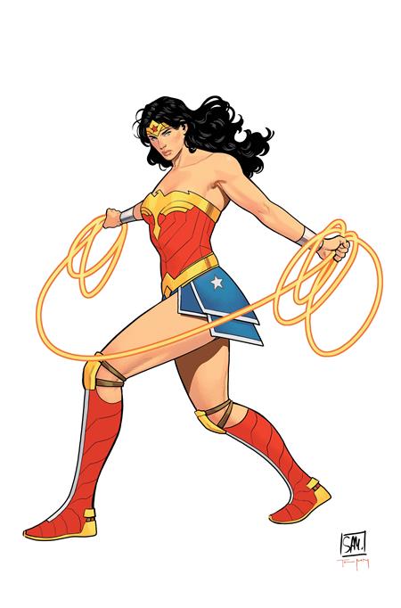 Wonder Woman #31 G Daniel Sampere Corner Box Spot Foil Var - Image