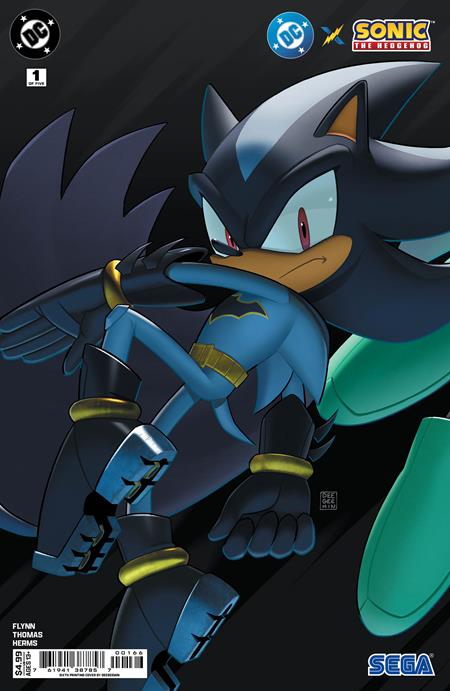 DC X Sonic The Hedgehog #1 (of 5) Sixth Printing Deegeemin Connecting
