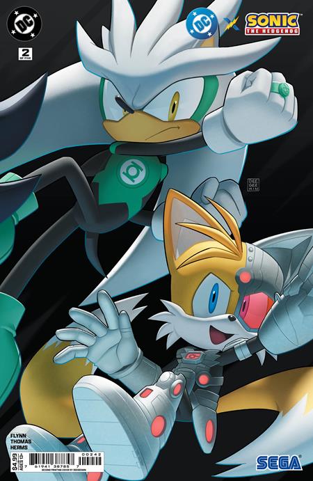 DC X Sonic The Hedgehog #2 (of 5) Second Printing Deegeemin Connecting