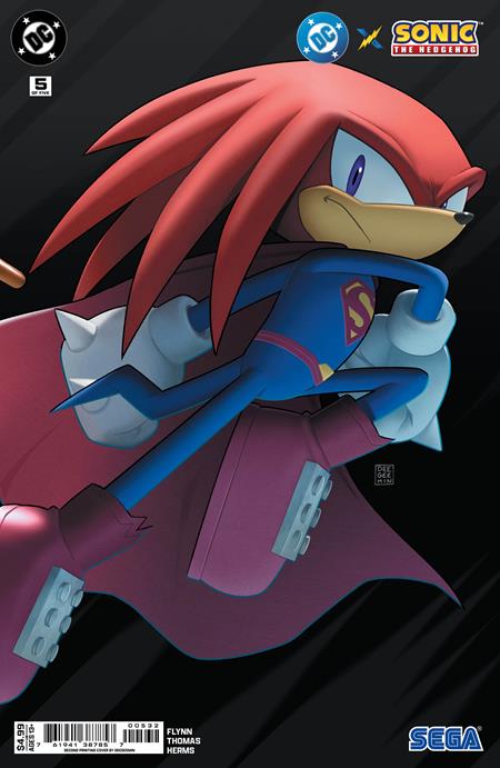 DC X Sonic The Hedgehog #5 (of 5) Second Printing Deegeemin Connecting