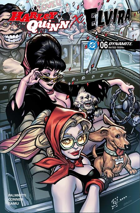 Harley Quinn X Elvira #6 B Chad Hardin Var - Image