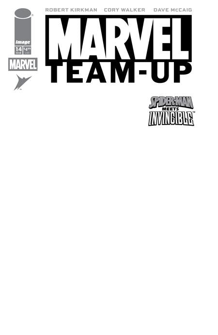 Marvel Teamup #14 Facsimile Edition G Blank Sketch Var - Image