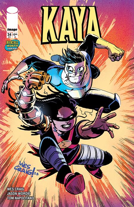 Kaya #34  C Wes Craig Invincible Team Up Var