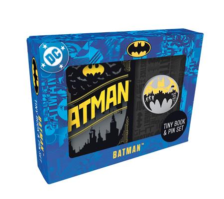 DC Comics Batman Tiny Book And Pin Set - Merchandise - Image - Pop Weasel