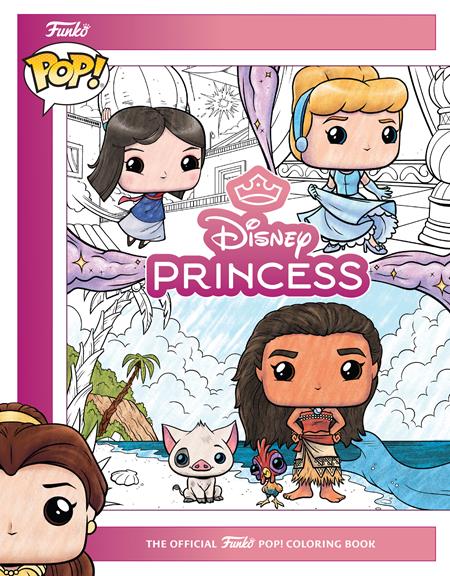 Disney Princess | Hardcover The Official Funko Pop Coloring Book - Image - Graphic Novel - Image - Pop Weasel