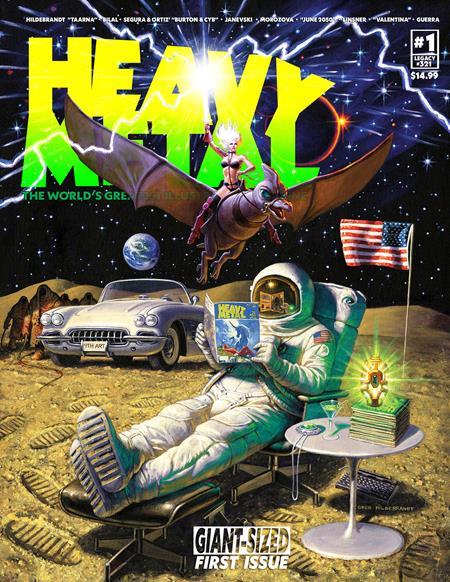 Heavy Metal Magazine #1 A Greg Hildebrandt (MR) Offered Again - Allocations May Occur - Image