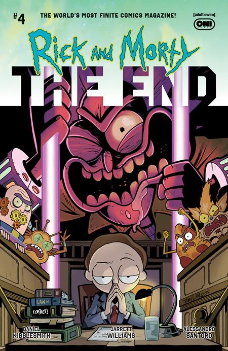 Rick And Morty The End #4 (Of 6) B Troy Little Var - Image