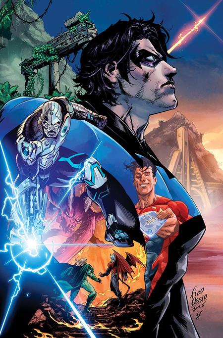 New Titans #34 D Fico Ossio Things To Come Card Stock Var - Image