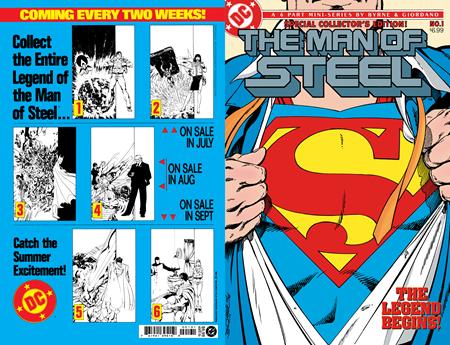 Man Of Steel #1 Facsimile Edition  C John Bryne Foil Var