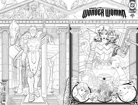 Absolute Wonder Woman Annual 2026 #1  | One Shot Second Printing Cvr B Hayden Sherman B&w Wraparound Card Stock Var
