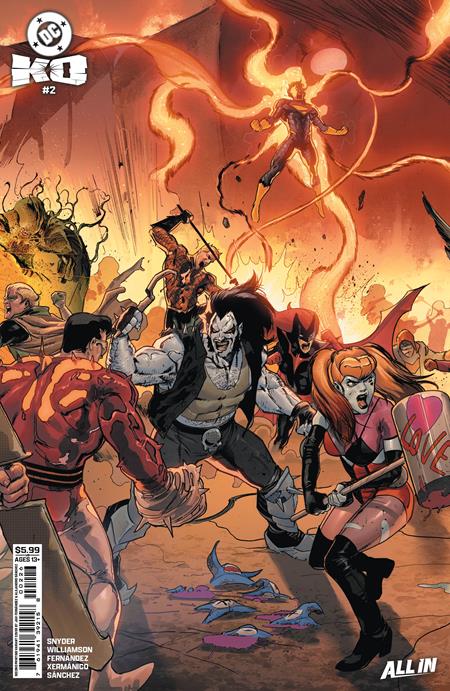 DC K.o. #2 (of 5) Second Printing Cvr B Javi Fernandez Connecting Card Stock Var