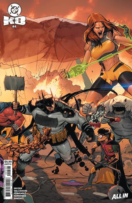 DC K.o. #4 (of 5) Second Printing Cvr B Javier Fernandez Connecting Card Stock Var