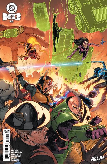 DC K.o. #5 (of 5) Second Printing Cvr B Javier Fernandez Connecting Card Stock Var