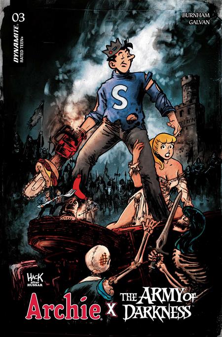 Archie X Army Of Darkness #3  N Robert Hack Jughead Variant Trade Dress Var