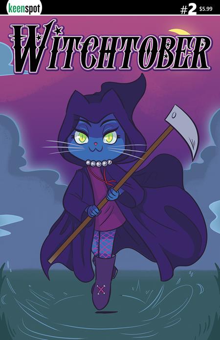 Witchtober #2 A Renata Garcia Grim Reaper Kitty - Image