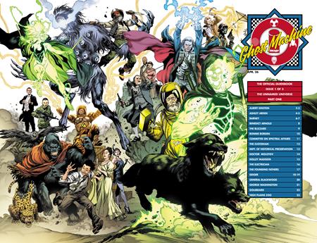 Ghost Machine The Official Guidebook #1 (Of 5) C Ivan Reis & Danny Miki Wraparound Var - Image