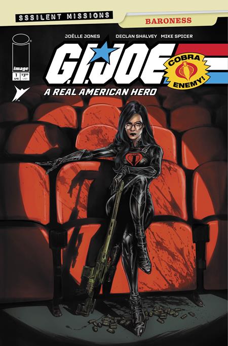 Gi Joe A Real American Hero Sssilent Missions Baroness #1 | One Shot A Joelle Jones - Image