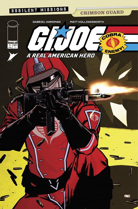 Gi Joe A Real American Hero Sssilent Missions Crimson Guard #1  | One Shot  B Jorge Fornes Var