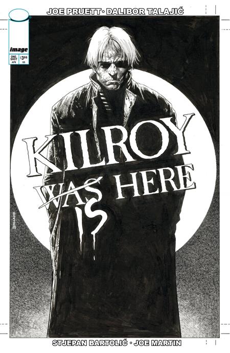 Killroy Is Here | One Shot B Brian Bolland B&W Var - Image
