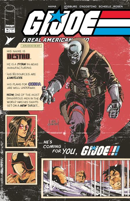 Gi Joe A Real American Hero #14 Hama Files Edition B Chris Mooneyham Var - Image
