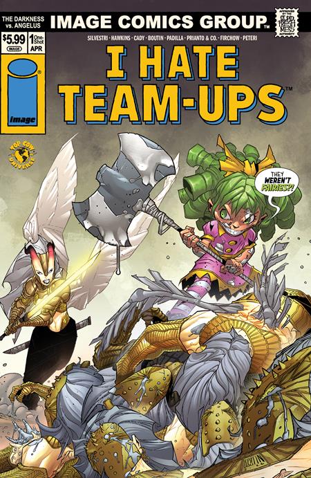 Darkness Vs Angelus  | One Shot  F Pat Boutin I Hate Fairyland Team Up Var