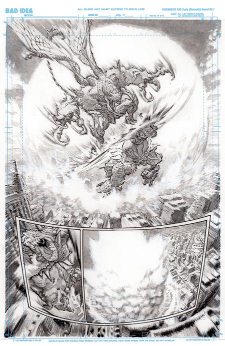 Olympus Saga Megalith #1 (of 4)  G Lewis Larosa Original Art Edition 4 Var