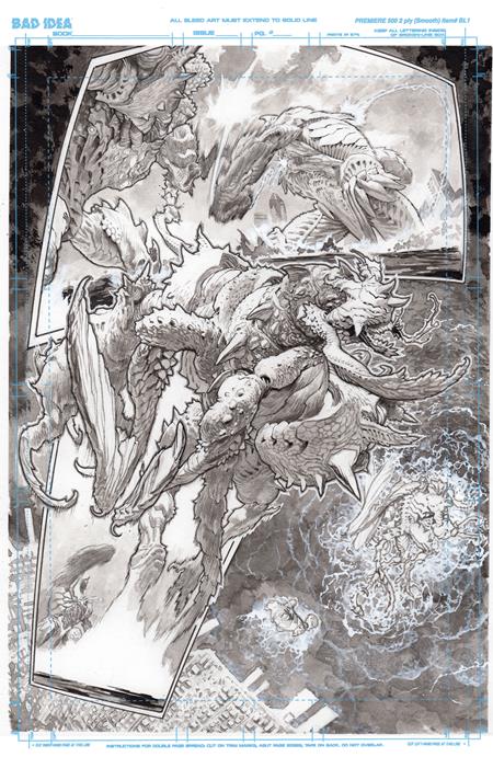 Olympus Saga Megalith #1 (of 4)  M Lewis Larosa Original Art Edition 10 Var
