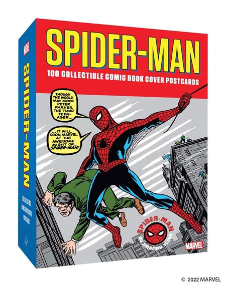 Marvel Spider-Man 100 Collectible Comic Book Cover Postcards - Image