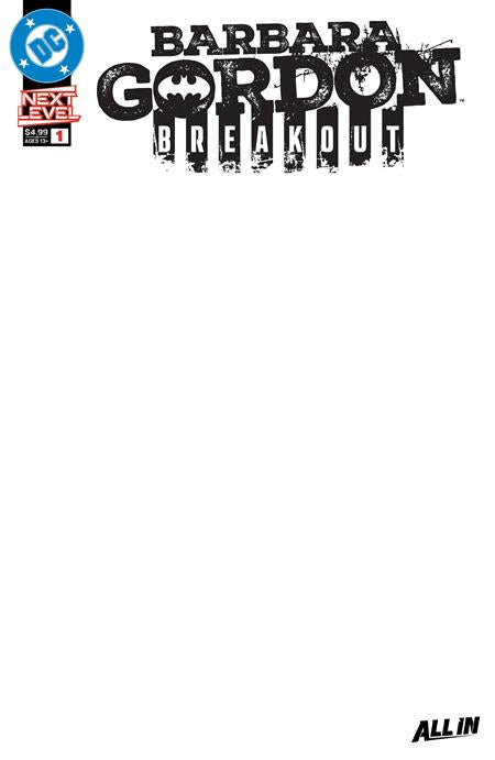 Barbara Gordon Breakout #1  F Blank Card Stock Var