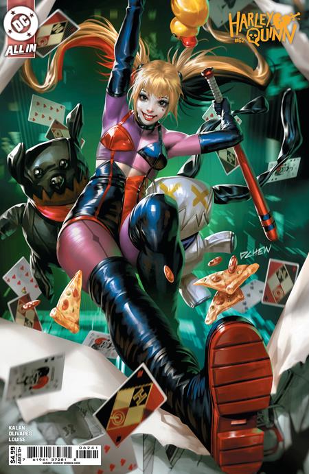 Harley Quinn #62  D Derrick Chew Card Stock Var