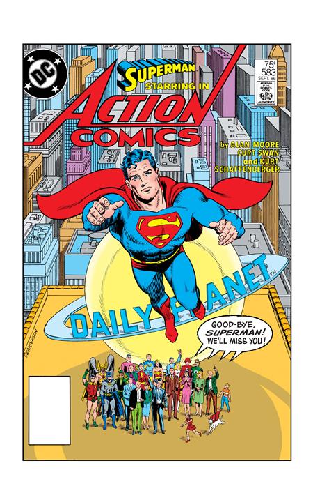 Action Comics #583 Facsimile Edition A Curt Swan (Whatever Happened To The Man Of Tomorrow Part 2 Of 2) - Image