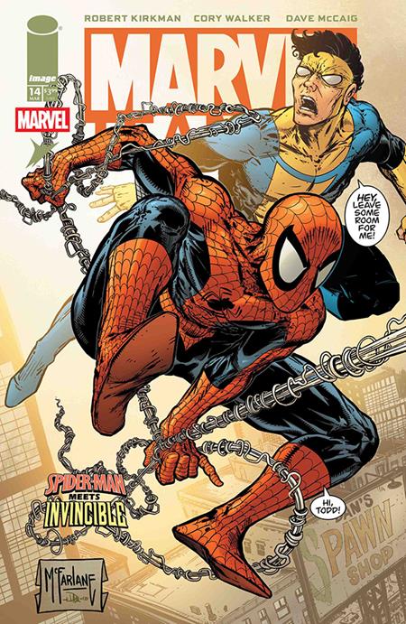 Df Marvel Team Up #14 Facsimile Edition Todd Mcfarlane & Dave Mccaig Variant Cgc Graded