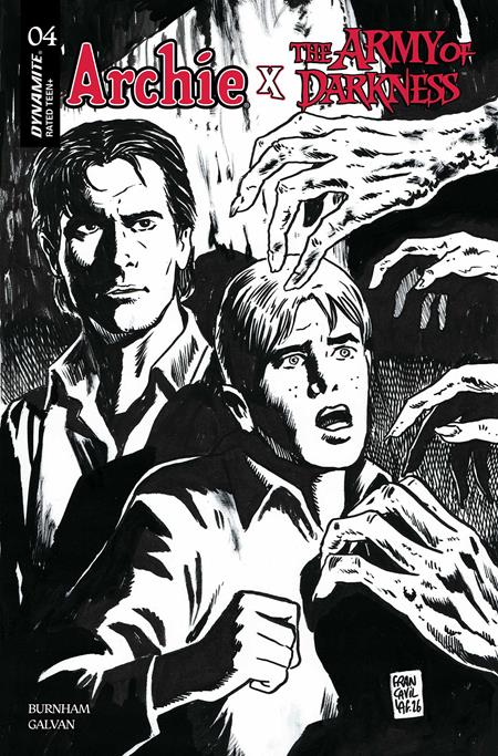 Archie X Army Of Darkness #4 K Francesco Francavilla Line Art Var - Image