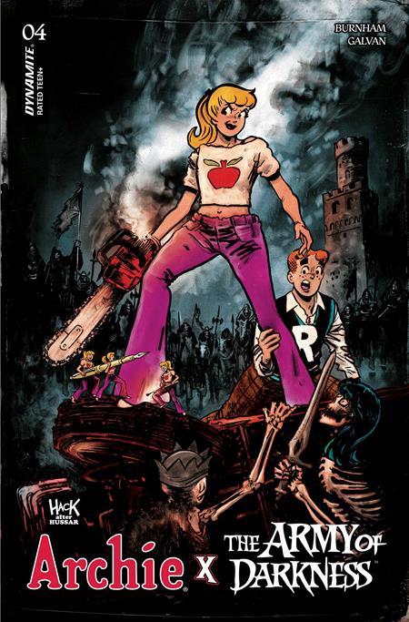 Archie X Army Of Darkness #4 L Robert Hack Betty Var - Image