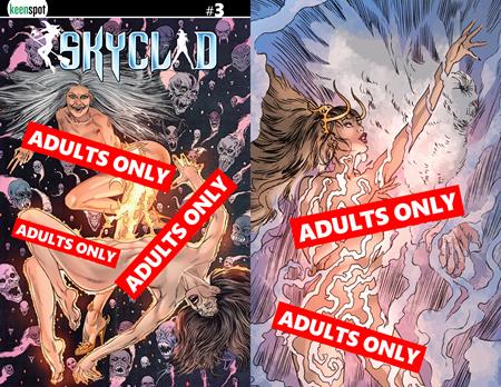Skyclad #3  C Michal Dutkiewicz Adults Only Flip Var