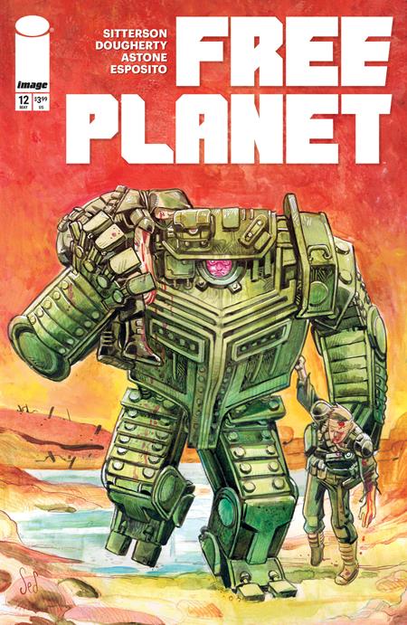 Free Planet #12 B Jed Dougherty Var - Image